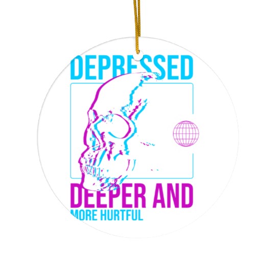 Depressed Streetwear Ceramic Ornaments