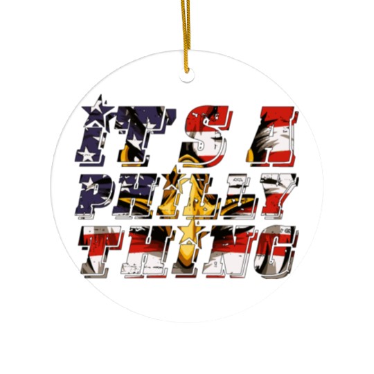 it's philly thing Ceramic Ornaments