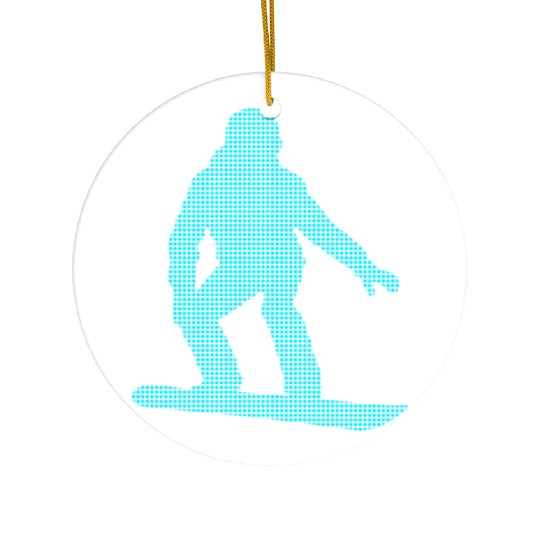 snowboarding Ceramic Ornaments
