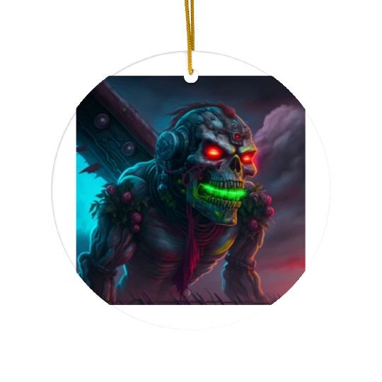 ZOMBIE IRON MAIDEN (version 15) Ceramic Ornaments
