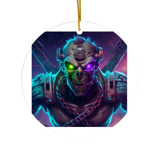 ZOMBIE IRON MAIDEN (Version 10) Ceramic Ornaments