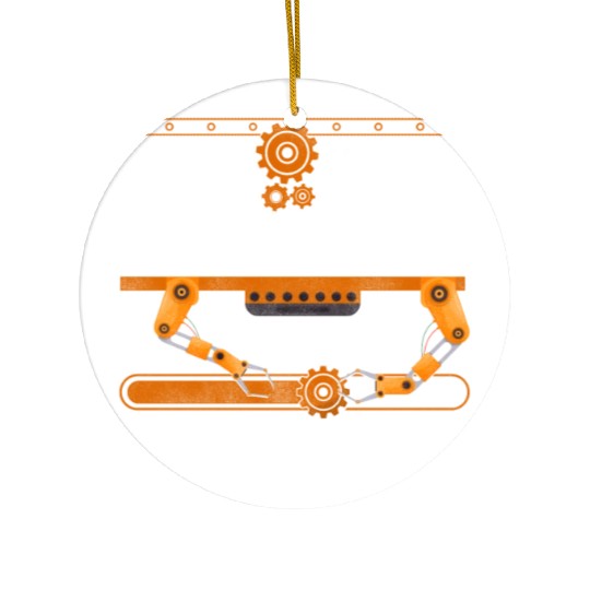 Robot Robotics Engineer Vintage Ceramic Ornaments