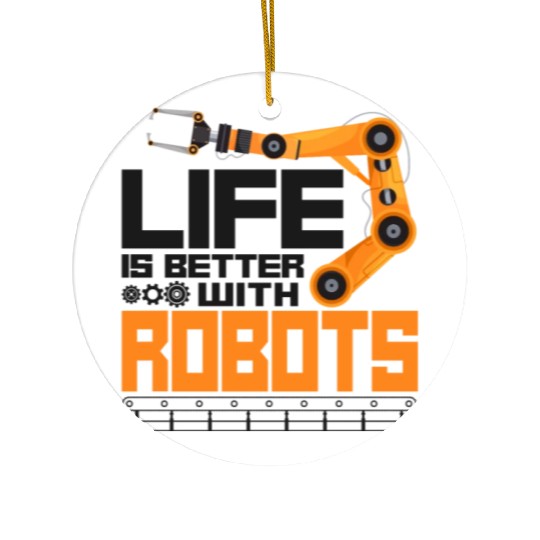 Robot Robotics Engineer Vintage Ceramic Ornaments