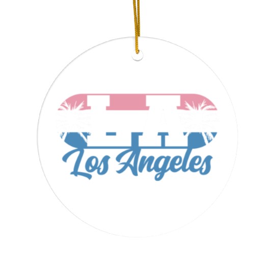 Los Angeles LA California Gift Ceramic Ornaments