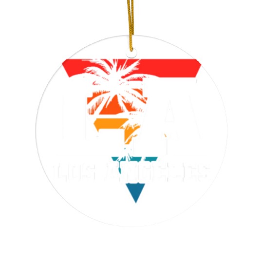 Los Angeles LA California Gift Ceramic Ornaments