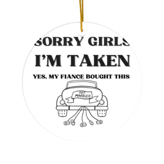 Engagement Ceramic Ornaments