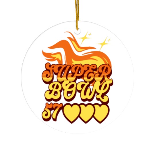 Super Bowl 2023 Classic Ceramic Ornaments