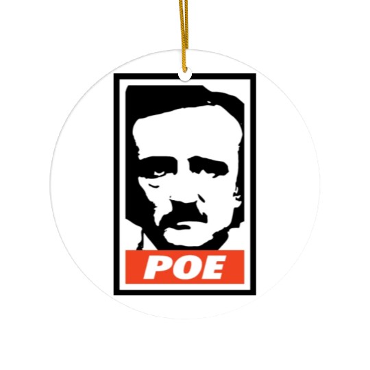 Edgar Allan Poe Ceramic Ornaments
