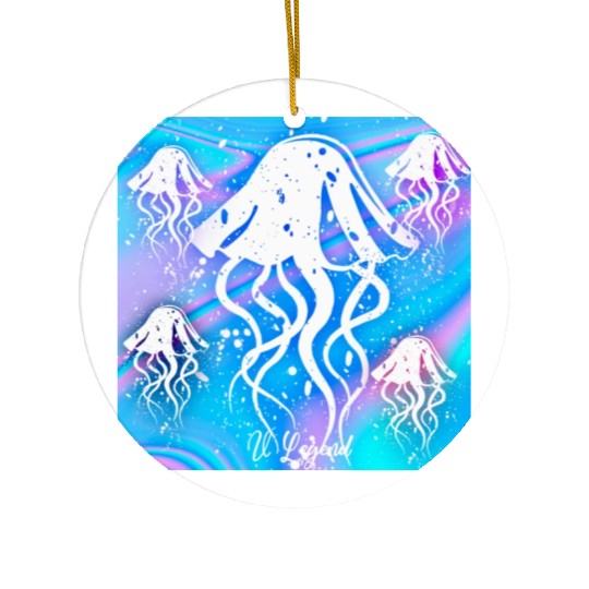 V-Legend: Fantasy Jellyfish Ceramic Ornaments