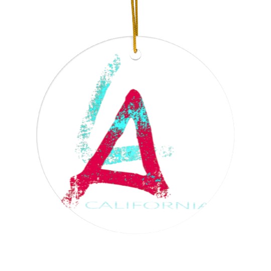 Los-Angeles. Ceramic Ornaments