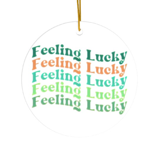 Feeling Lucky Gift, St Patrick's Day Ceramic Ornaments