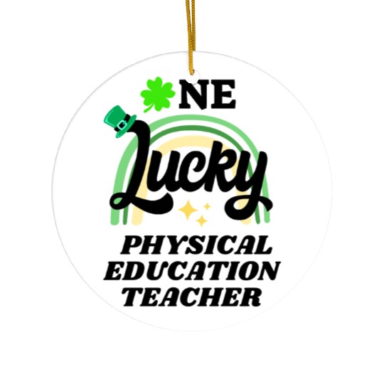 Physical education teacher, St Patrick's Day Gift Ceramic Ornaments