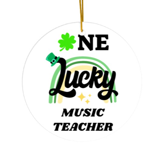 Music Teacher, St Patrick's Day Gift Ceramic Ornaments