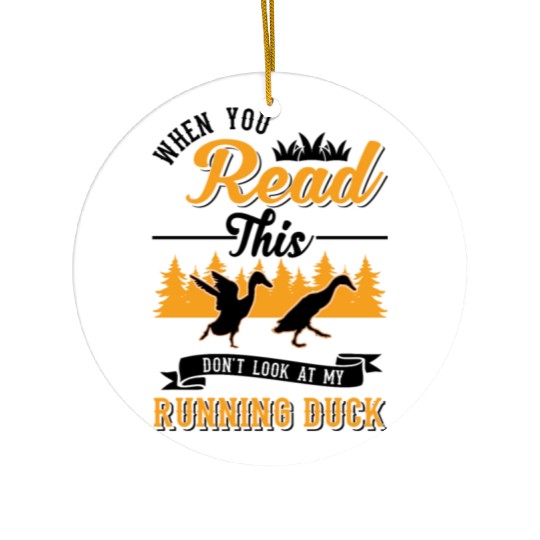 Indian Runner Gift Running Duck Ceramic Ornaments