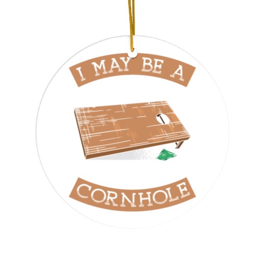 I'll Still Kick Your Butt At Cornhole Grandpa Ceramic Ornaments