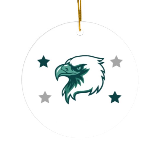 Eagle Bird Gang Funny Philadelphia Ceramic Ornaments
