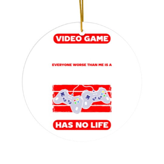 Nerd Computer Controller Ceramic Ornaments