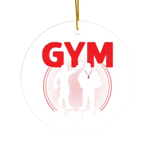 My Gym My Rules Physical Education School Ceramic Ornaments