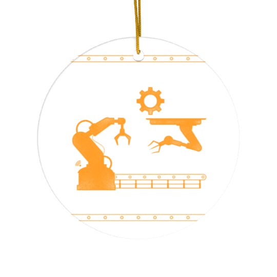 Robot Robotics Engineer Vintage Ceramic Ornaments