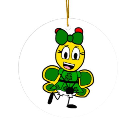 St Patrick s Day Belle Ceramic Ornaments