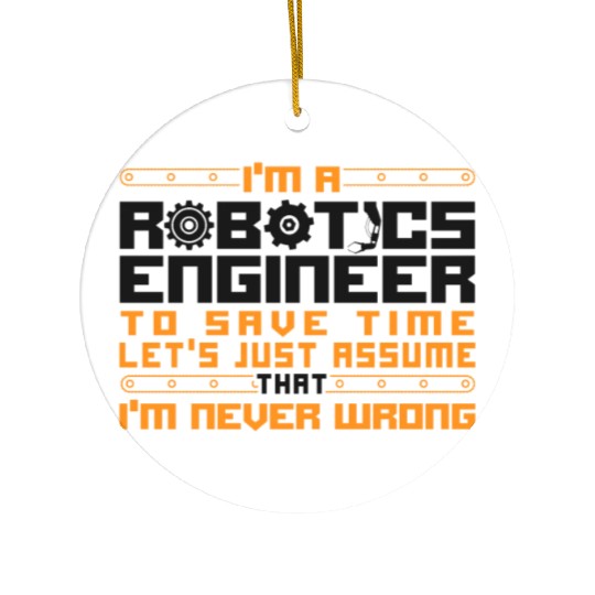 Robot Robotics Engineer Vintage Ceramic Ornaments