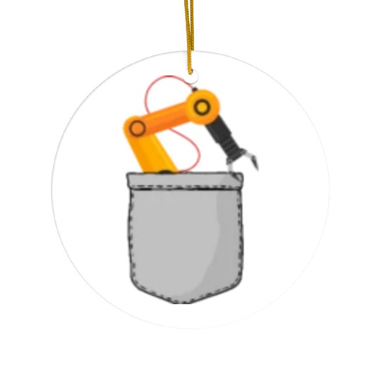 Robot Robotics Engineer Pocket Ceramic Ornaments
