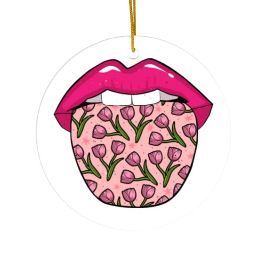 Tulip Gardening Tongue Ceramic Ornaments