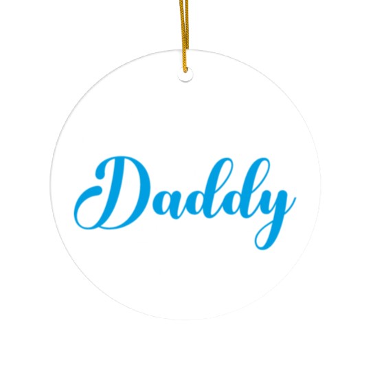 Promoted to daddy 2024 daddy to be 2024 Ceramic Ornaments