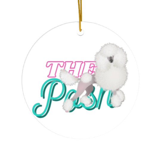 The Posh Poodle Ceramic Ornaments
