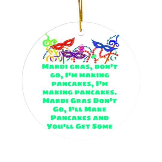 Mardi Gras 2023 Ceramic Ornaments