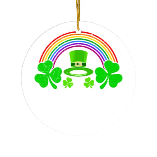 One Lucky Girlfriend St Patrick's girlfriend Ceramic Ornaments