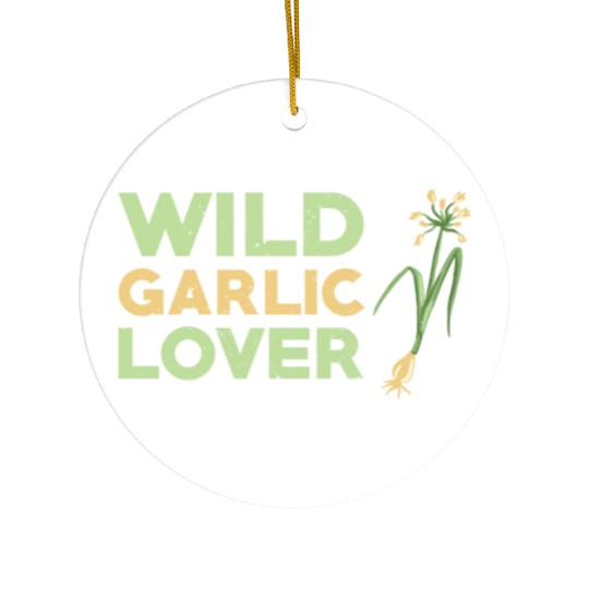 Wild Garlic Lover Ceramic Ornaments