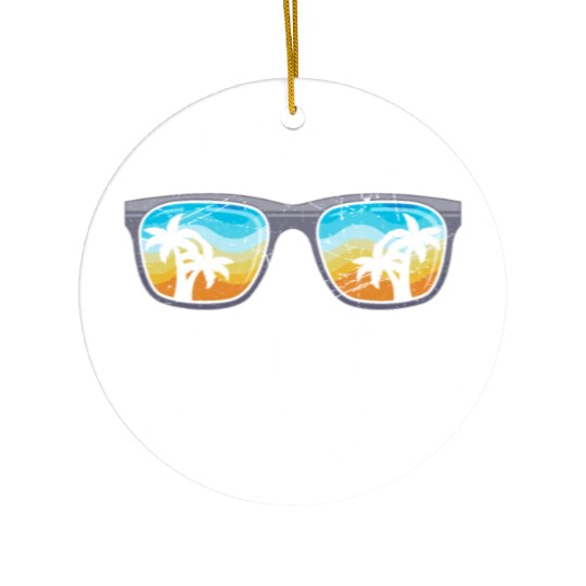 Spring break teacher off duty vacation teacher Ceramic Ornaments