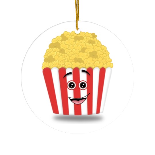 Cinema a cool popcorn Ceramic Ornaments