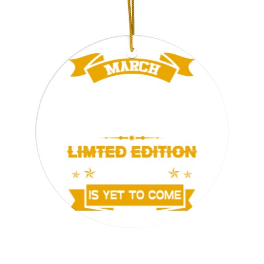 March 1981 Birthday Surprise Ceramic Ornaments