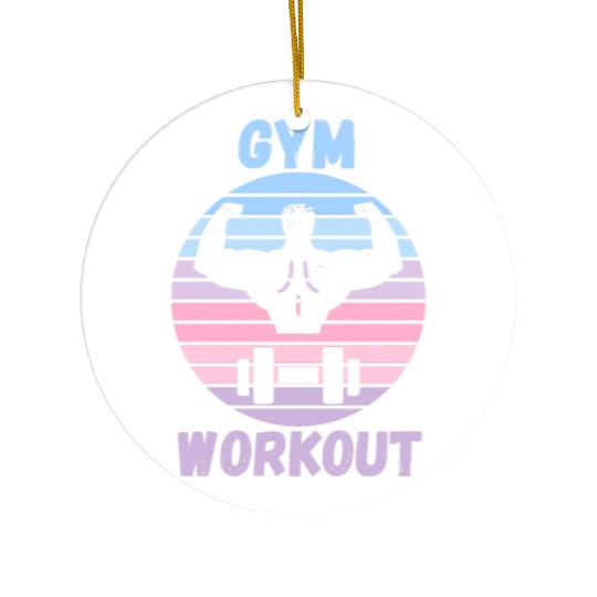 Gym Workout Ceramic Ornaments
