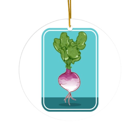 Turnip Ceramic Ornaments