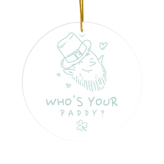 Who’s Your Paddy? Ceramic Ornaments