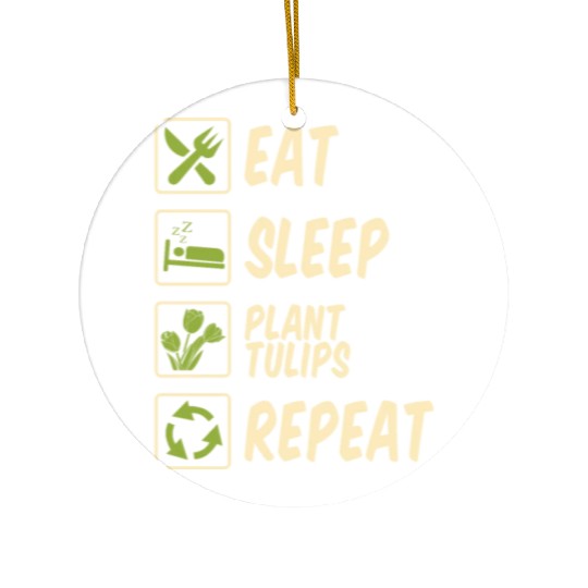 Tulip Gardening Tulips Ceramic Ornaments