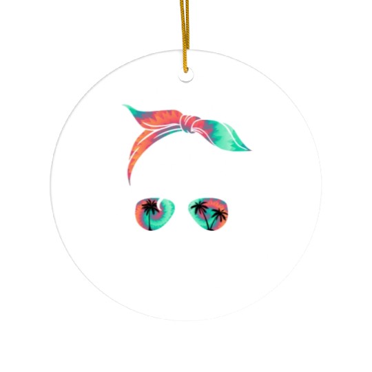 Spring Break Florida off duty vacation teacher Ceramic Ornaments