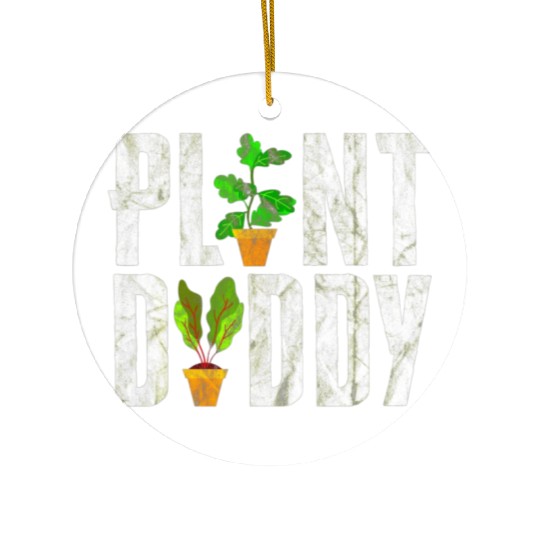 Plant Daddy Funny Gardener Ceramic Ornaments