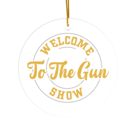Welcome To The Gun Show - Gym Ceramic Ornaments