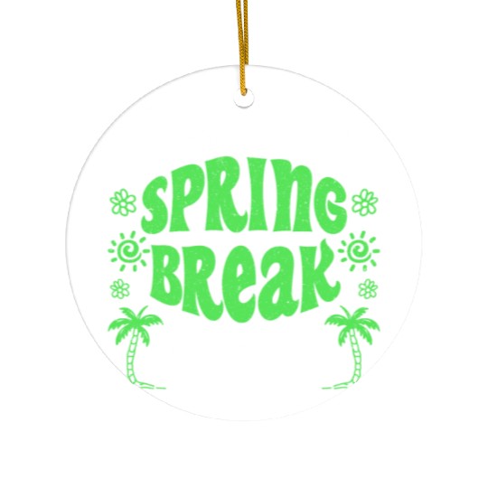 This is my spring break Ceramic Ornaments party spring break