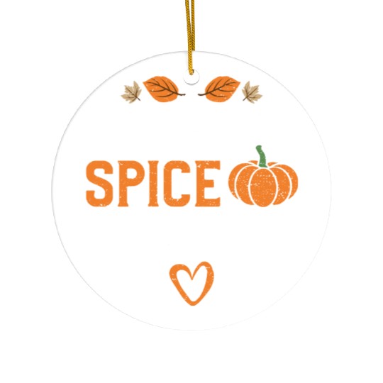 Pumpkin Spice King - Pumpkin Ceramic Ornaments