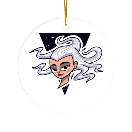 SILVER Ceramic Ornaments