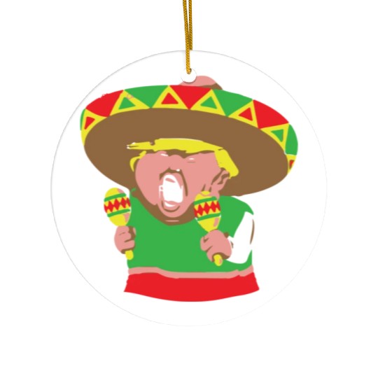 dance funny Ceramic Ornaments