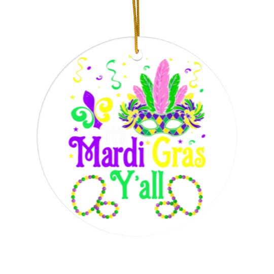 Its Mardi Gras Yall Ceramic Ornaments Mardi Gras Party Mask