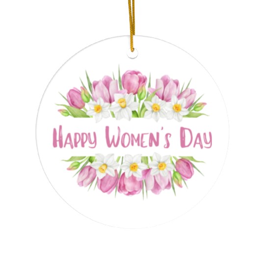 WOMEN'S DAY Ceramic Ornaments