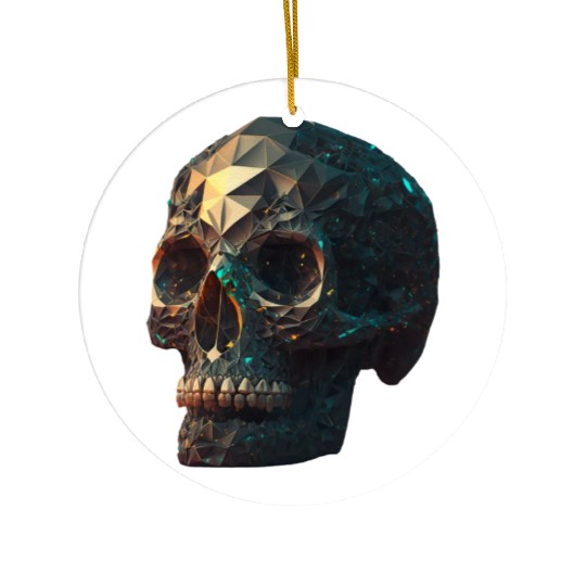 crystal skull Ceramic Ornaments