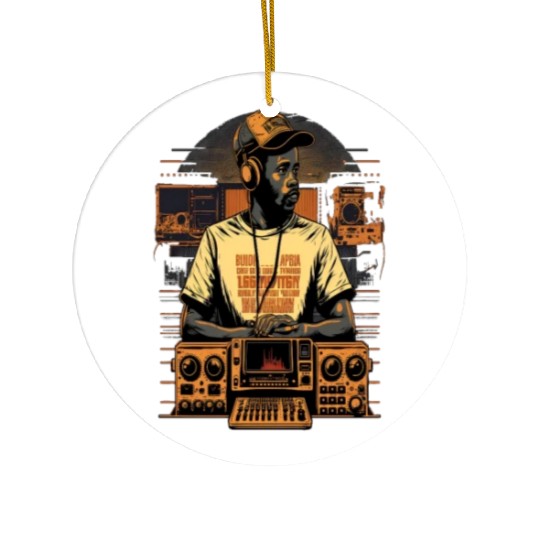 AV Technician Audiovisual Projector Screen AV Ceramic Ornaments